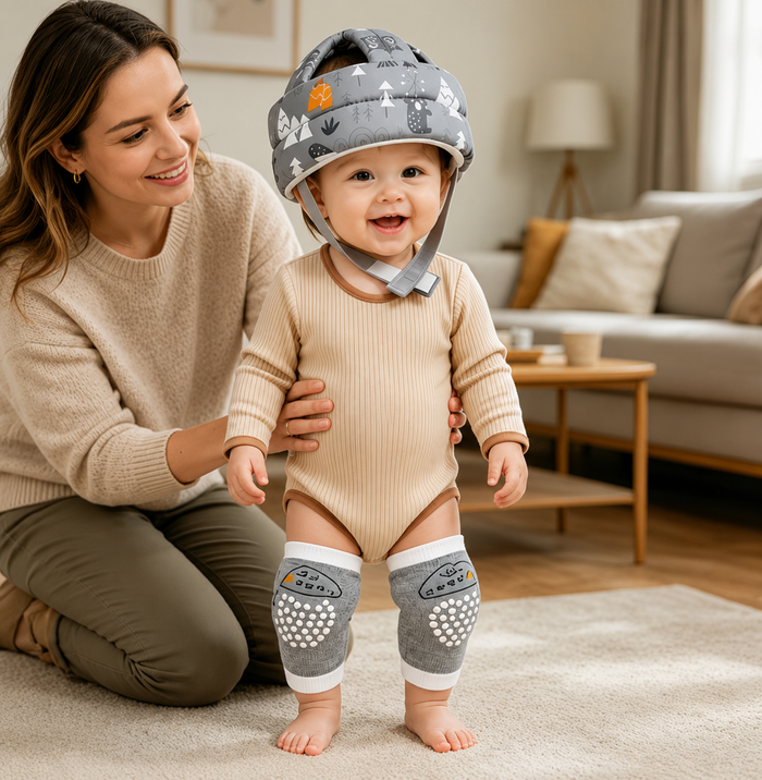 Little Guardian™ Baby Safety Helmet & Knee Pad Set