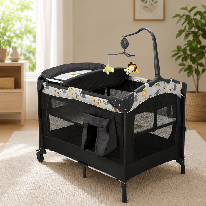 CozyNest™ Baby Playpen & Bassinet