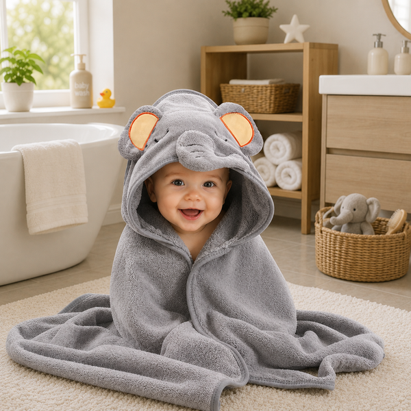 SnuggleSplash™ Hooded Baby Towel