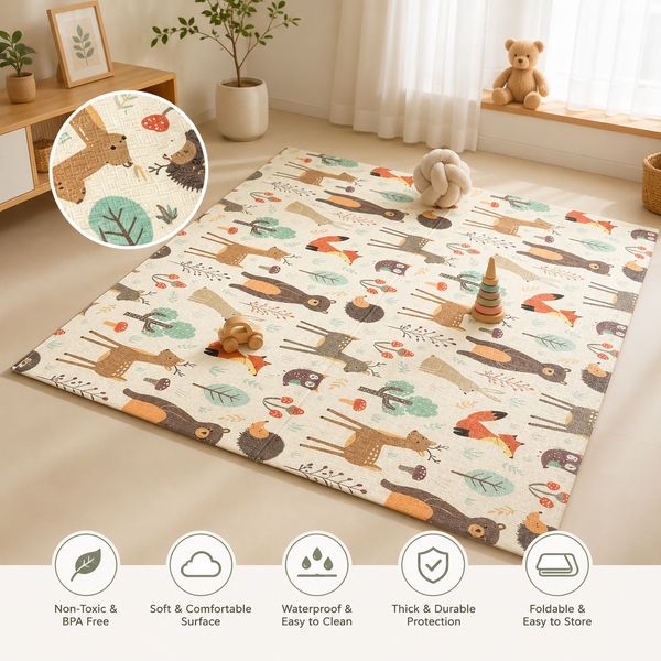 ForestNest™ Foldable Baby Play Mat