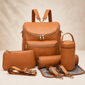 4 in 1 Leather Diaper Bag