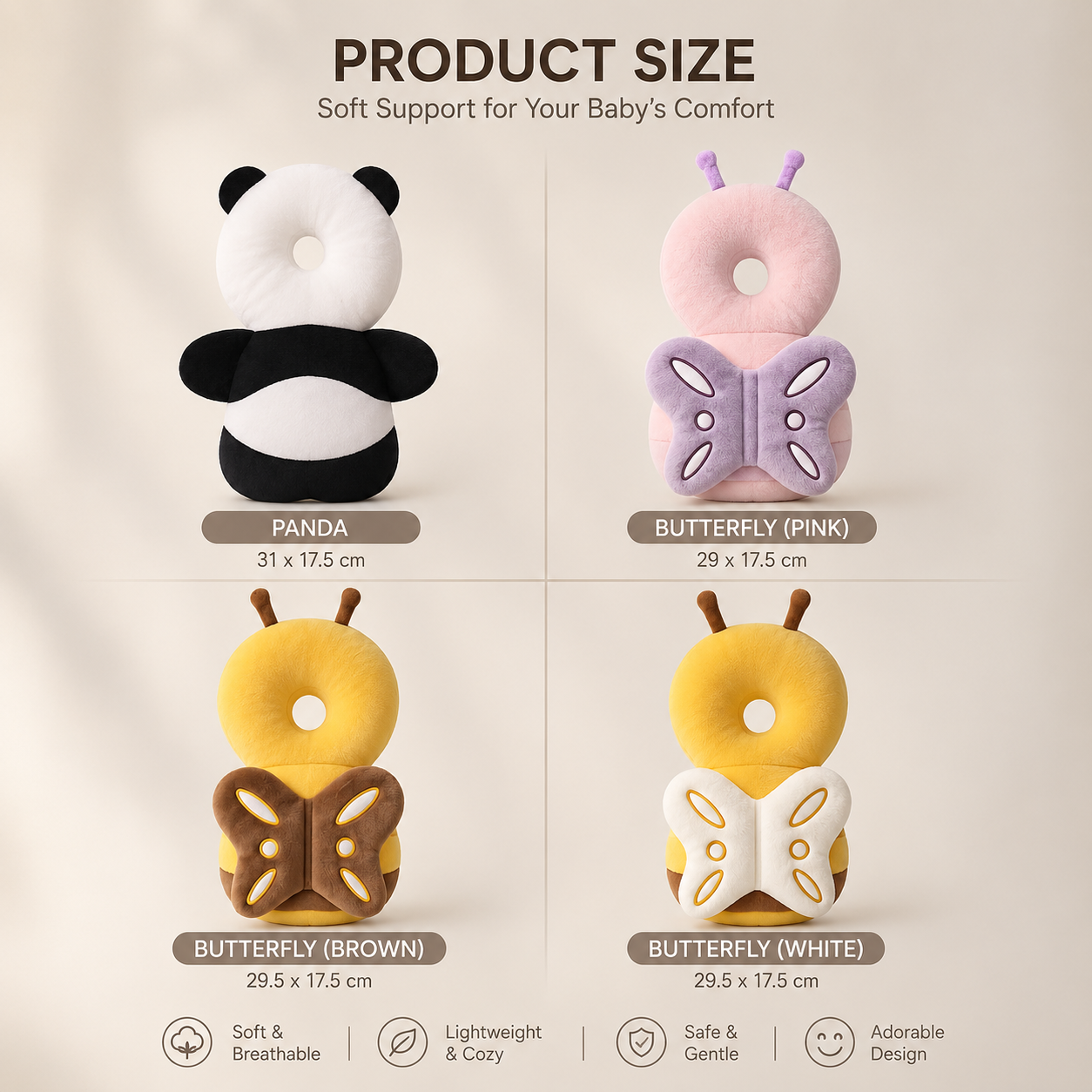 ThulaGuard™ Baby Head Protection Pillow