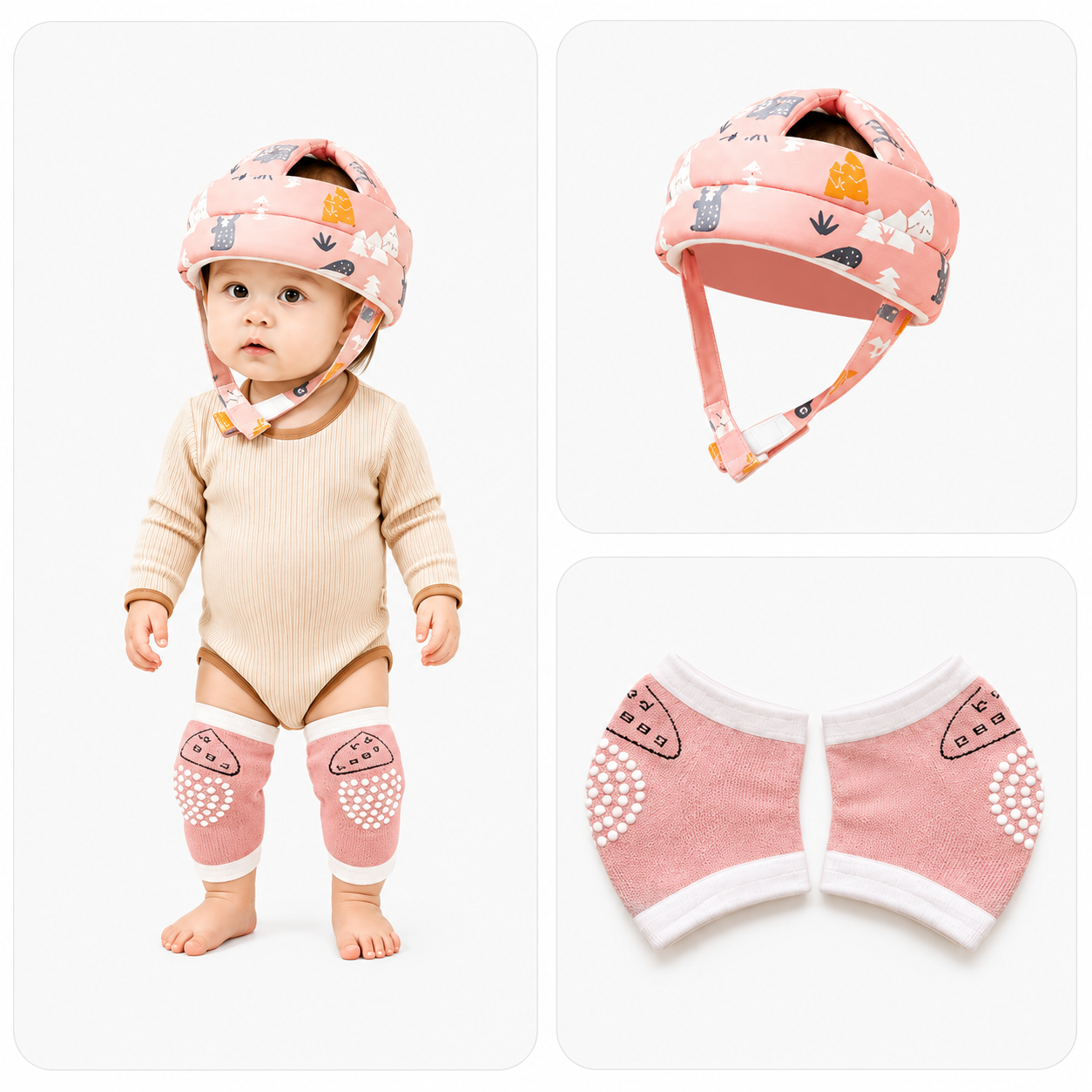 Little Guardian™ Baby Safety Helmet & Knee Pad Set